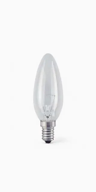 Produktfoto för GLÖDLAMPA KRON 11W E14 KLAR CL B (59LM) OSRAM | Beijerbygg Byggmaterial
