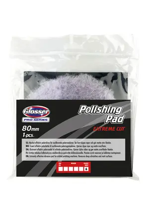 Produktfoto för Glosser Polerrondell 80 mm - 1-pack