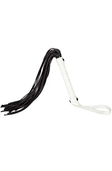 Bild 1 för Glow-in-the-Dark Flogger - Vit/Svart/Guld