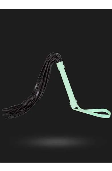 Bild 2 för Glow-in-the-Dark Flogger - Vit/Svart/Guld