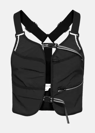 Produktfoto för Glowy Running Vest Black (One Size)
