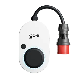 Produktfoto för go-e Charger Gemini flex 2.0, 11 kW (16A 3-phase), wallbox (white/black, mobile charging station, 4G/LTE)