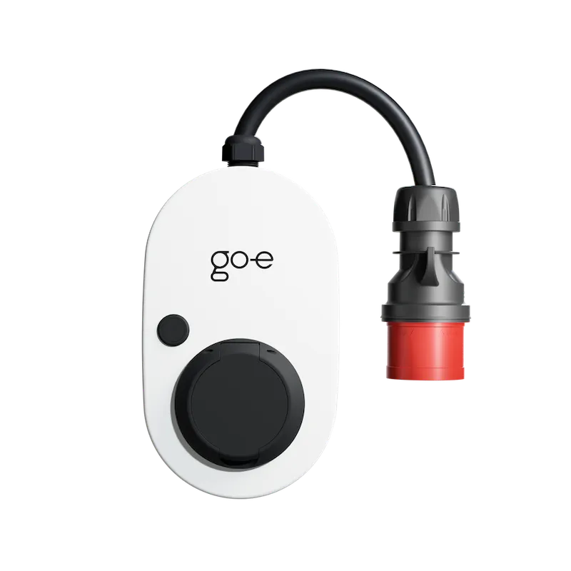 Bild 2 för go-e Charger Gemini flex 2.0, 11 kW (16A 3-phase), wallbox (white/black, mobile charging station, 4G/LTE)