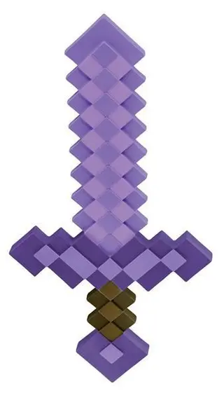 Produktfoto för GoDan Miecz Enchanted Purple - Minecraft (licencja)