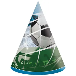 Produktfoto för GoDan Pappersmössor Fotbollsfans 6 st