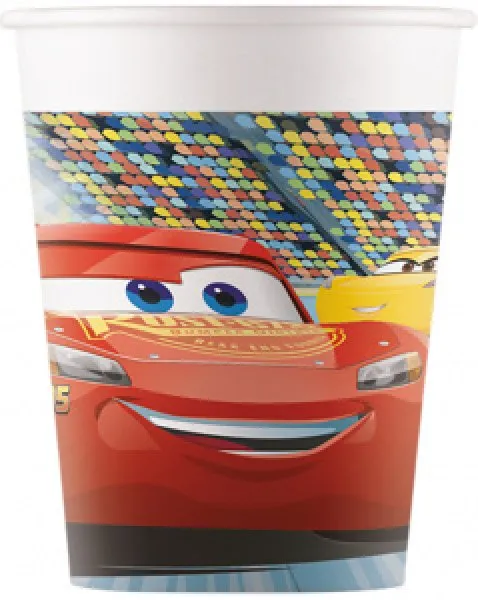 Alternativ bild 0 för GoDan Pappersmuggar Bilar 3 200ml 8st