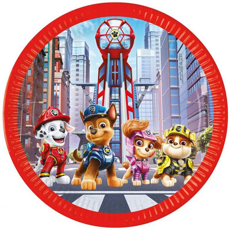 Alternativ bild 0 för GoDan papperstallrikar Paw Patrol 23cm 8st