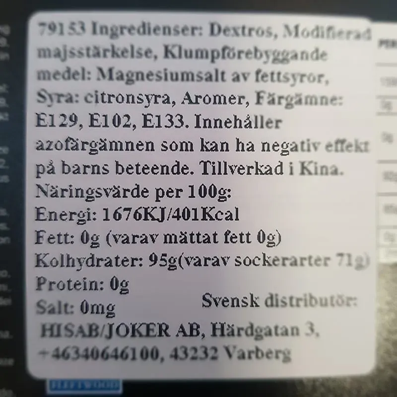 Bild 2 för Godis-BH 280 gram