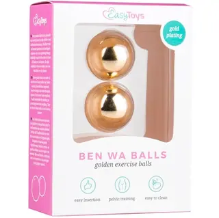 Produktfoto för Gold Ben Wa Balls -25mm
