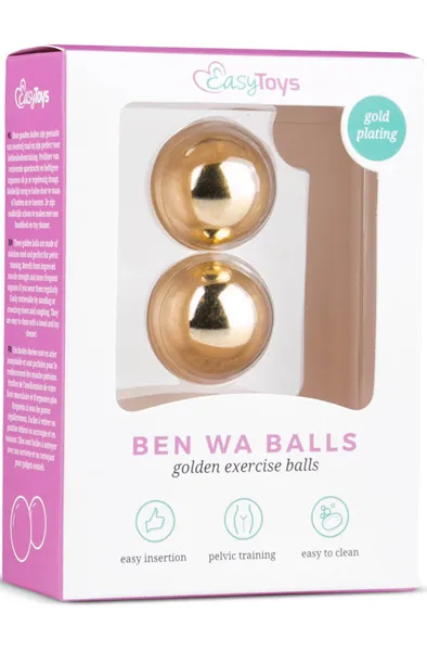 Bild 2 för Gold Ben Wa Balls -25mm