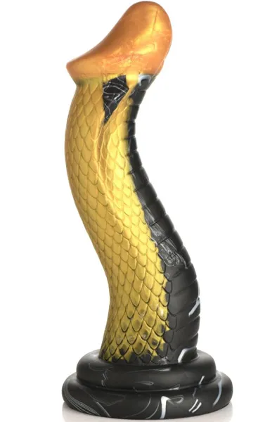 Bild 1 för Golden Mamba Dildo 22,5 cm