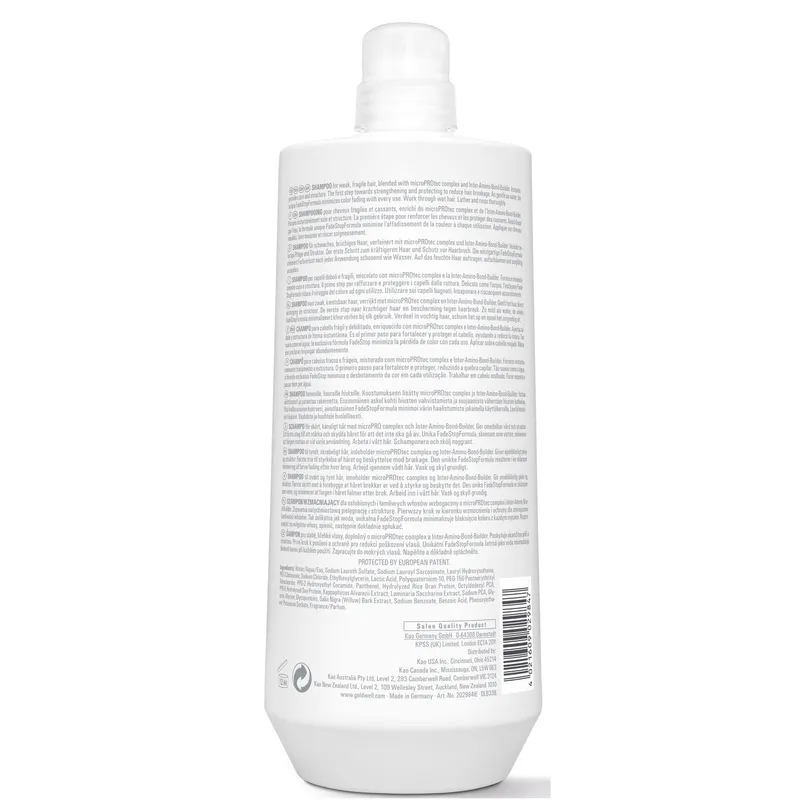Bild 2 för GOLDWELL_Dualsenses Bond Pro Shampoo strengthening hair 1000ml