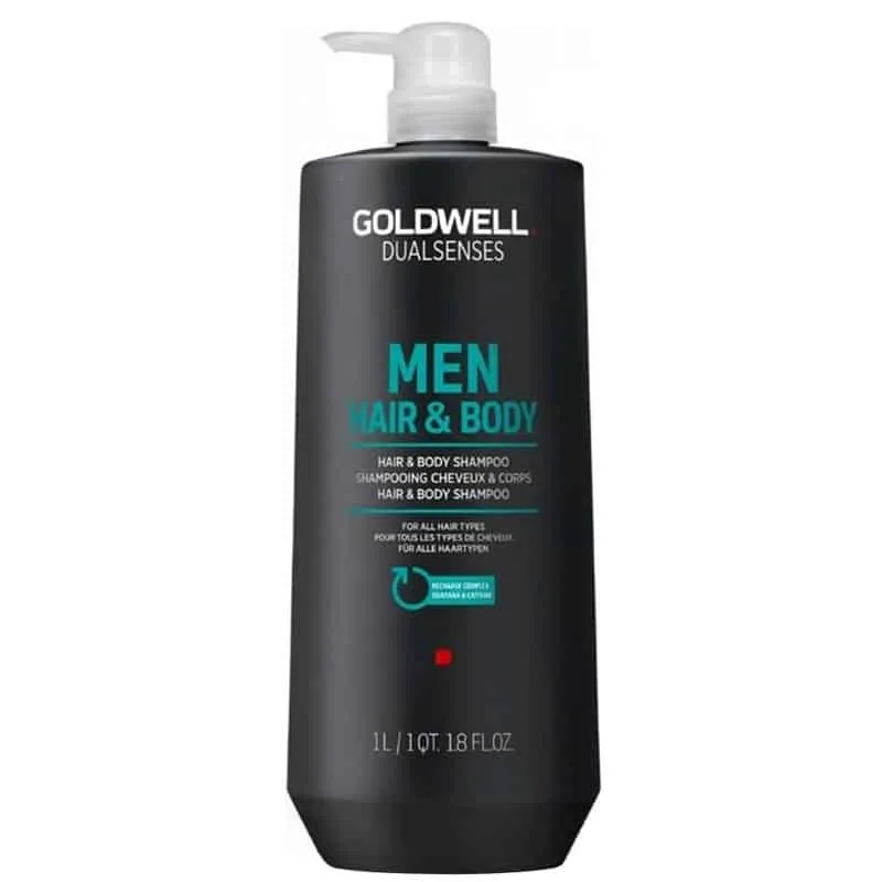 Alternativ bild 0 för Goldwell Men Hair & Body Shampoo 1000 ml