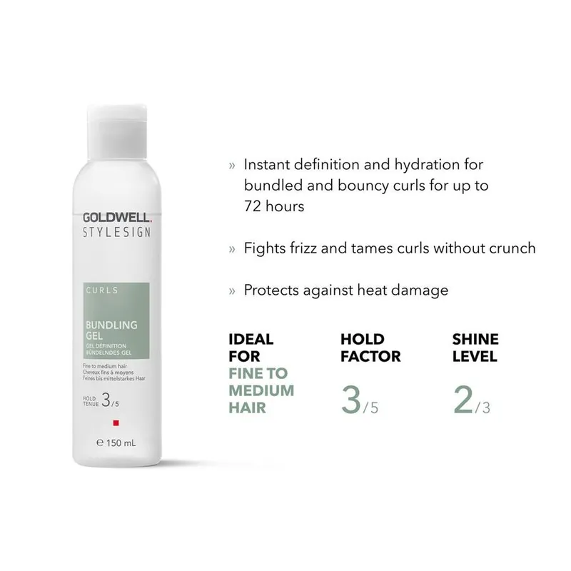 Bild 2 för Goldwell StyleSign Curls Bundling Gel  150 ml