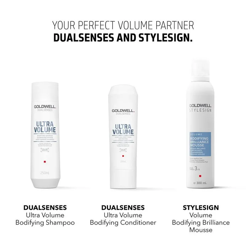 Bild 6 för Goldwell StyleSign  Volume Bodifying Brilliance Mousse  300 ml