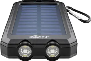 Produktfoto för Goobay 49216, Sort, Blå, Universel, ABS, LED, IP45, 8000 mAh