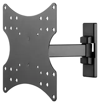 Produktfoto för Goobay 49713, 106,7 cm (42), 75 x 75 mm, 200 x 200 mm, 0 - 10°, Stål, Svart