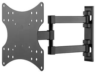 Produktfoto för Goobay 49715, 75 x 75 mm, 200 x 200 mm, -10 - 3°, -90 - 90°, Stål, Svart