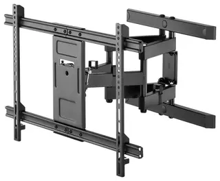 Produktfoto för Goobay 49932, 200 x 200 mm, 600 x 400 mm, -15 - 3°, -60 - 60°, Stål, Svart