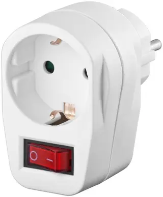 Produktfoto för Goobay 68906, Typ F, Typ F, 250 V, 50 hz, 16 A, Vit