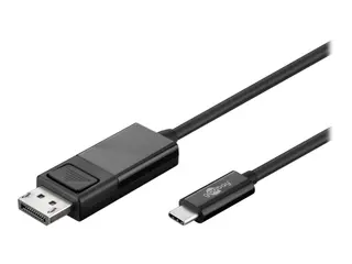 Produktfoto för Goobay 79295, 1,2 m, USB Type-C, DisplayPort, Hankoppling, Hankoppling, Rak