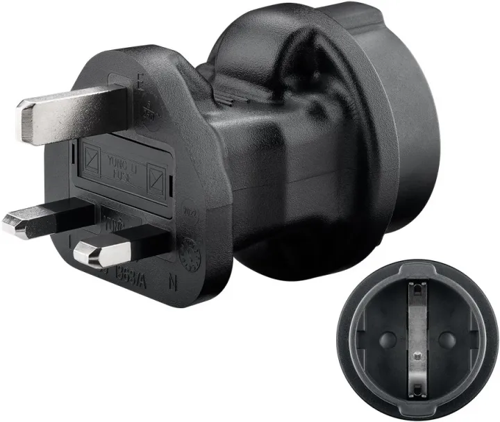 Alternativ bild 0 för Goobay 95307, Typ F, Typ G (UK), Rak, Rak, 250 V, 5 A