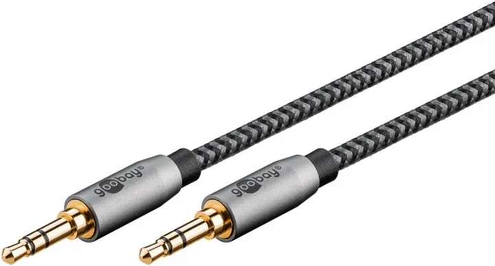 Alternativ bild 0 för Goobay Audio Anslutningskabel AUX, 3,5 mm Stereo, 3m