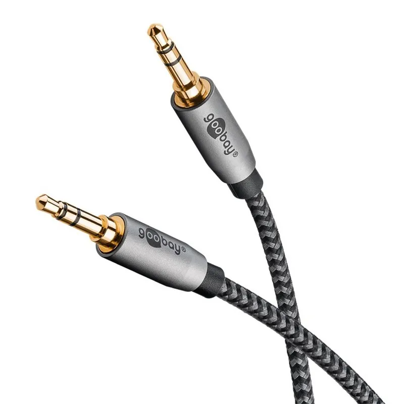Alternativ bild 0 för Goobay Audio Anslutningskabel AUX, 3,5 mm Stereo, 3m