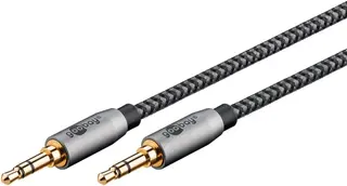 Produktfoto för Goobay Audio Anslutningskabel AUX, 3,5 mm Stereo, 5m