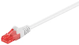 Produktfoto för Goobay CAT6 - UTP - 3M - AWG 24 - RJ-45 - Hvid