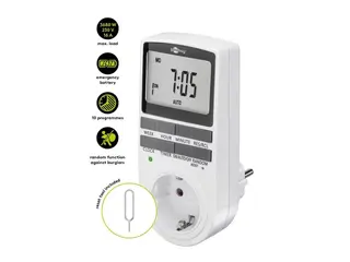 Produktfoto för Goobay Digital Timer, 16A - Vit