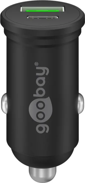 Alternativ bild 0 för Goobay Dual Billaddare PD 45W, 3.0A, 1x USB-A 1x USB-C - Svart