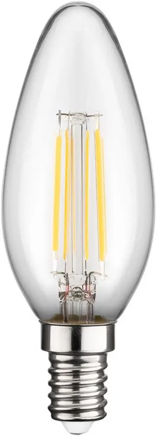 Produktfoto för Goobay Filament LED-lampa, 4W, E14 - Varmvit