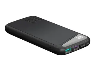 Produktfoto för Goobay Powerbank med Snabbladdning, PD, QC 3.0, 10.000mAh - Svart