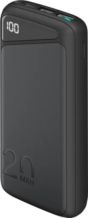 Alternativ bild 0 för Goobay Powerbank med Snabbladdning, PD, QC 3.0, 20.000mAh - Svart