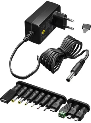 Produktfoto för Goobay Universal Strömförsörjning 3 V - 12 V, Max. 3,6 W