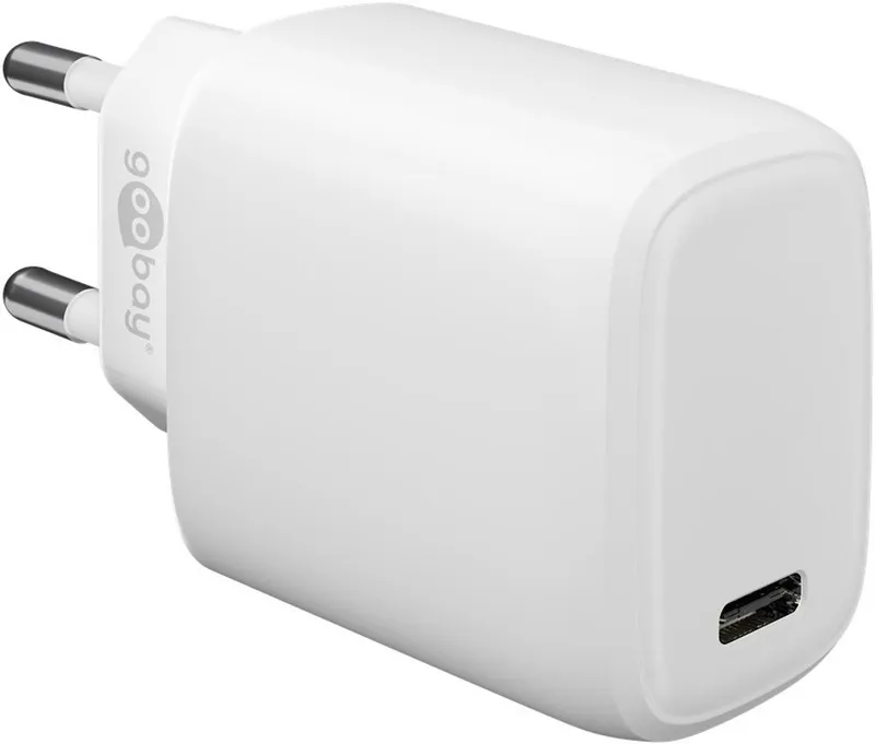 Alternativ bild 0 för Goobay USB-C PD Snabbladdare, 20W - Vit
