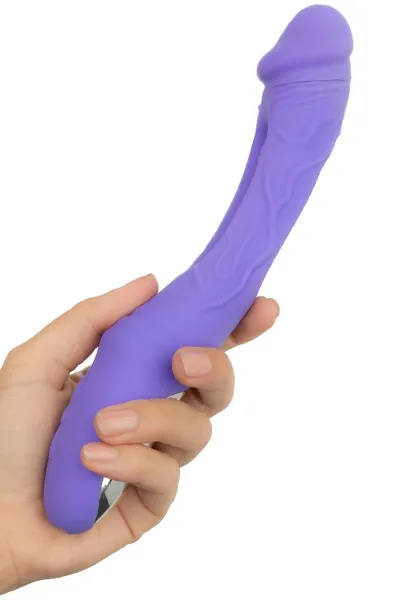 Bild 2 för Good Vibes Only: Flax, Vibrating Dildo with G-spot Stimulator
