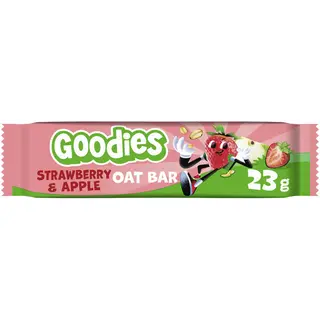 Produktfoto för Goodies Oatbar Jordgubb Äpple 23 g