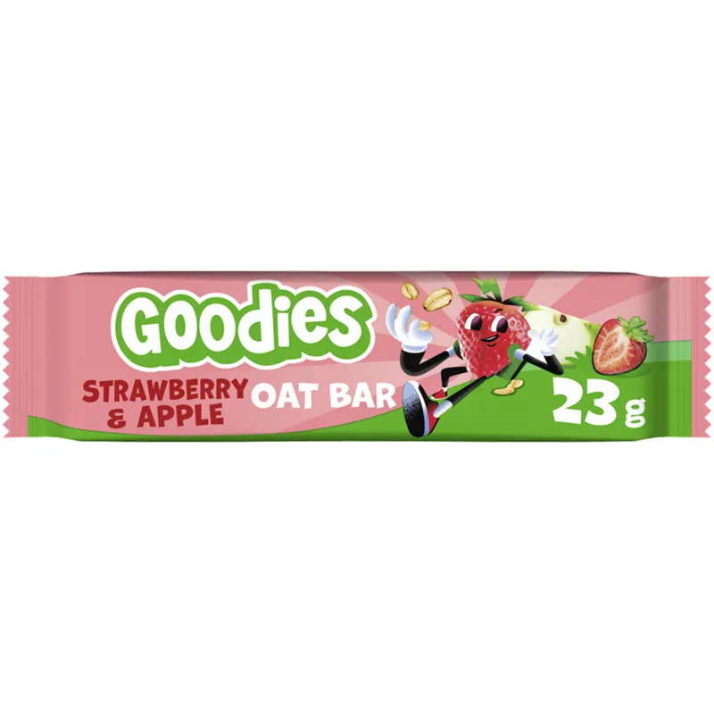 Bild 1 för Goodies Oatbar Jordgubb Äpple 23 g