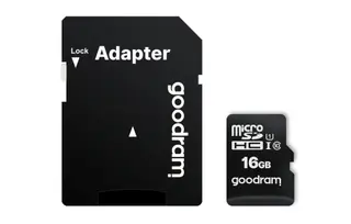 Produktfoto för GOODRAM memory card Micro SDHC 16GB Class 10 UHS-I