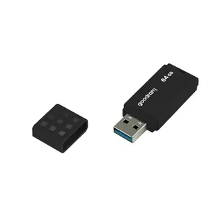 Produktfoto för GOODRAM memory USB UME3 64GB USB 3.0 Black - 64GB - USB-minne