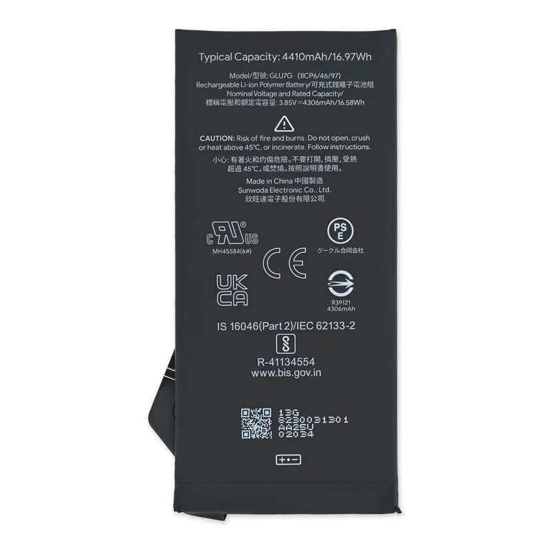 Alternativ bild 0 för Google pixel 6a Batteri