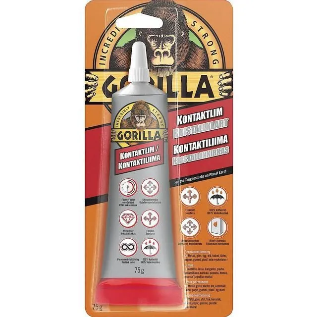 Alternativ bild 0 för Gorilla Kontaktlim 75g