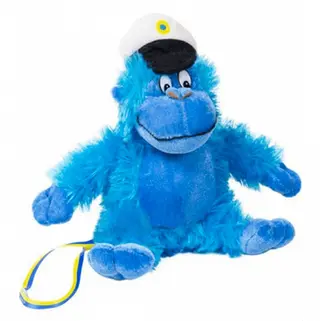 Produktfoto för Gorilla mjukisdjur med halsband