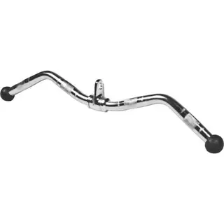 Produktfoto för Gorilla Sports Curlstång Gummikulor Kabelstång - 75 cm