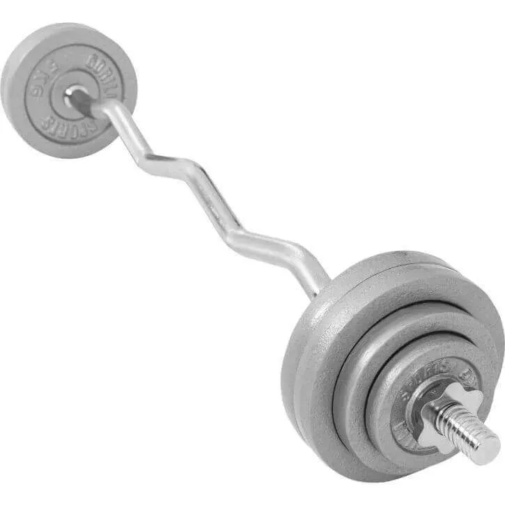 Bild 2 för Gorilla Sports Curlstång IRON - 35kg