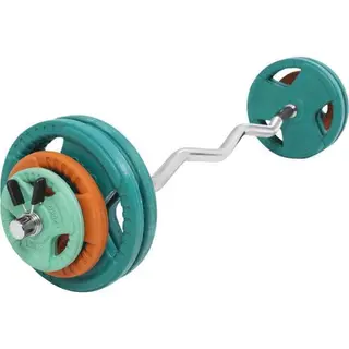 Produktfoto för Gorilla Sports Curlstång Trigrip F- 35kg