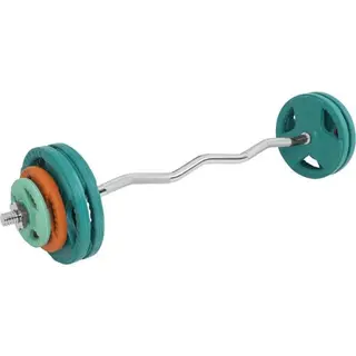 Produktfoto för Gorilla Sports Curlstång Trigrip S - 35 kg