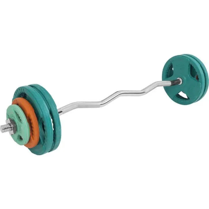 Bild 1 för Gorilla Sports Curlstång Trigrip S - 35 kg